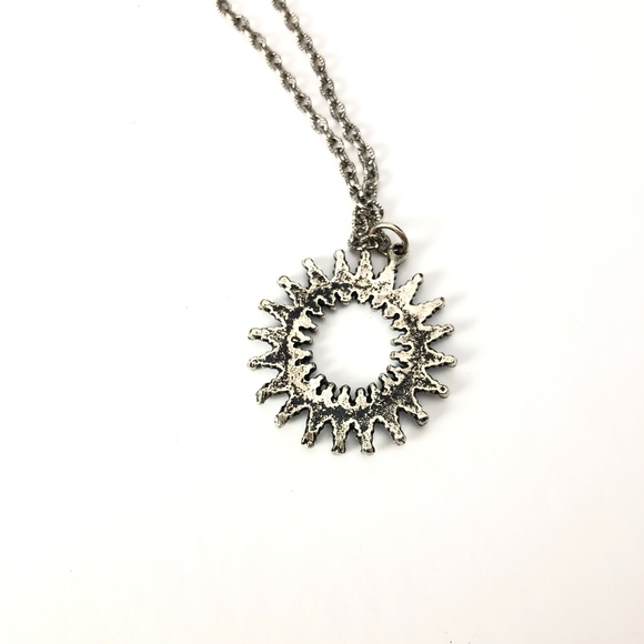 Vintage Turquoise Silver Necklace - Picture 5 of 5